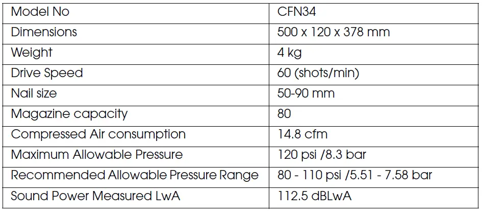 Clarke-CFN34-Contractor-Air-Frame-Nailer-FIG-1