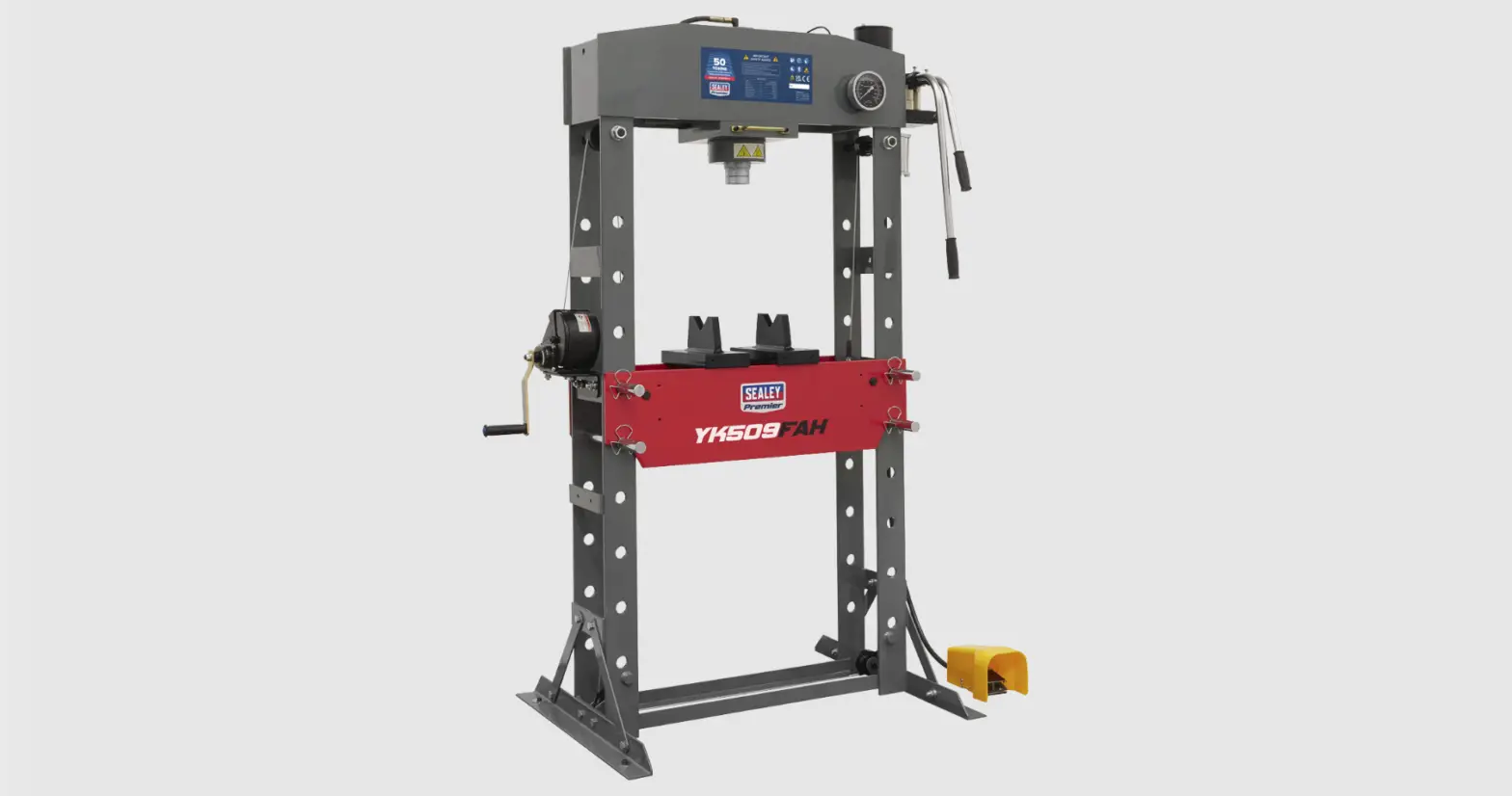 Sealey Yk509fah Air Hydraulic Press 50tonne Floor Type Instruction Manual