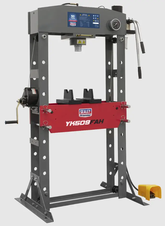 SEALEY YK509FAH-Air-Hydraulic-Press-50tonne-Floor-product