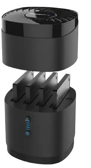 Sabrent DS-4SSD 2.5 Hard Drive SSD Docking Station Fan 1