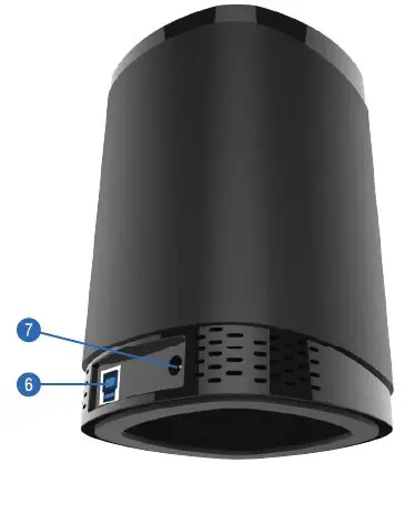 Sabrent DS-4SSD 2.5 Hard Drive SSD Docking Station Fan 3