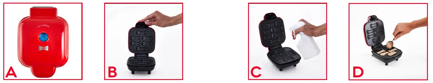 DASH DDTM200 mini dog treat maker 3