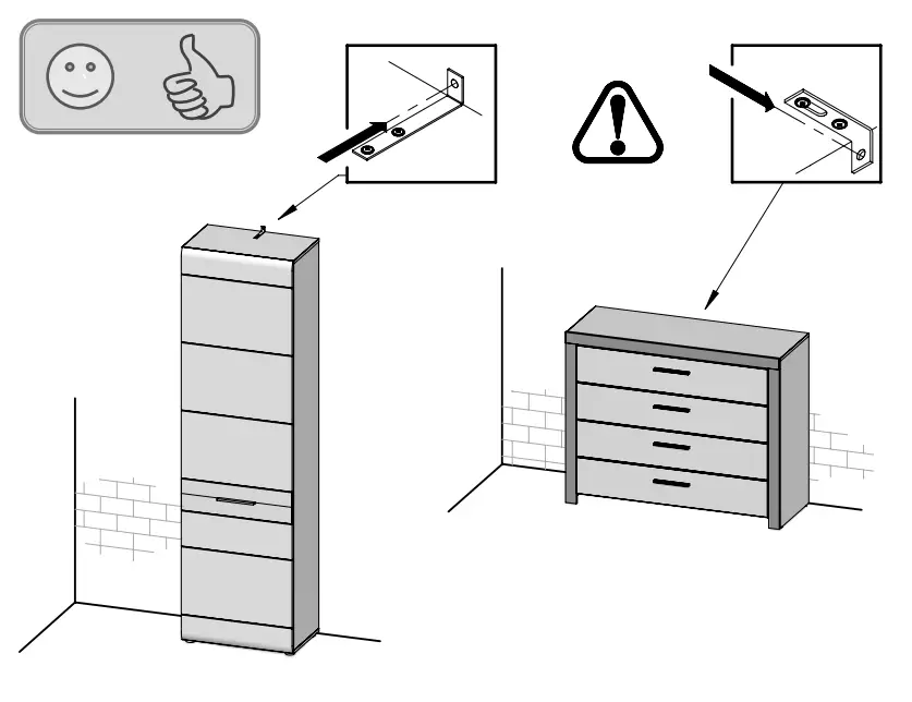 OTTO FORTE side trolley melamine-coated 2B