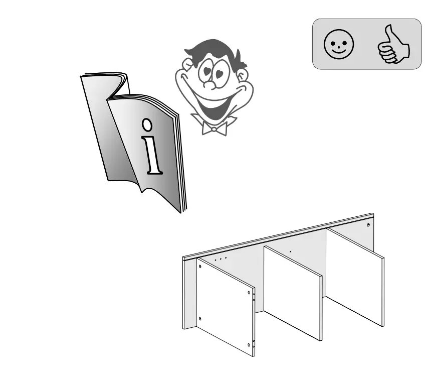 OTTO FORTE side trolley melamine-coated 6B