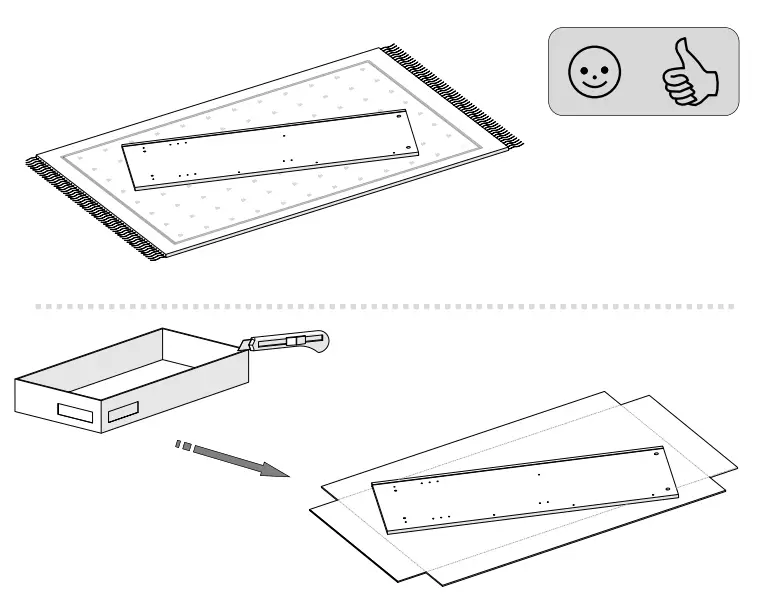 OTTO FORTE side trolley melamine-coated 7B