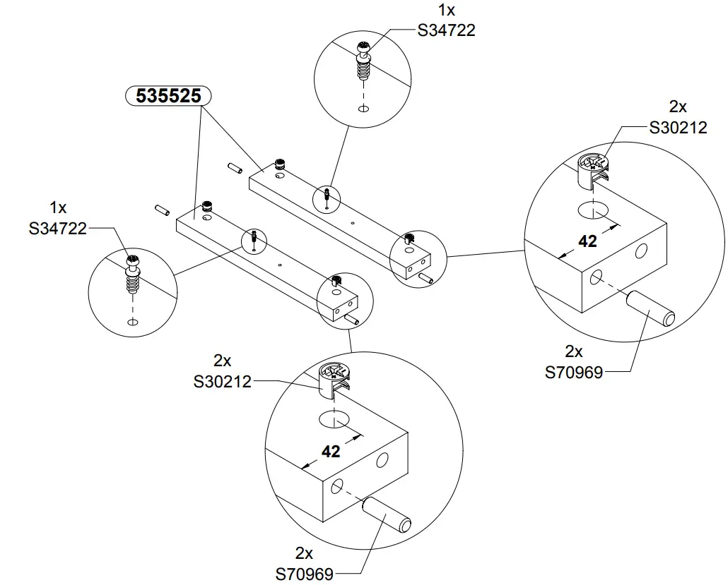 OTTO FORTE side trolley melamine-coated D1