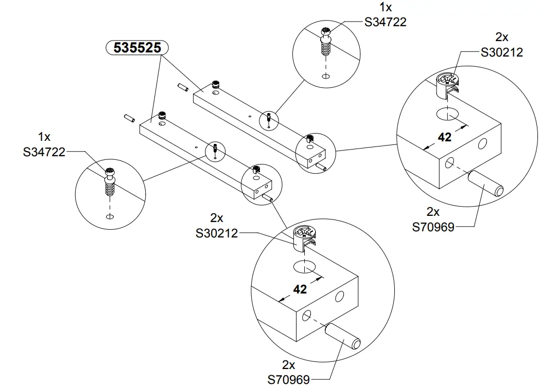 OTTO FORTE side trolley melamine-coated D2
