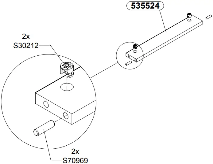 OTTO FORTE side trolley melamine-coated D7