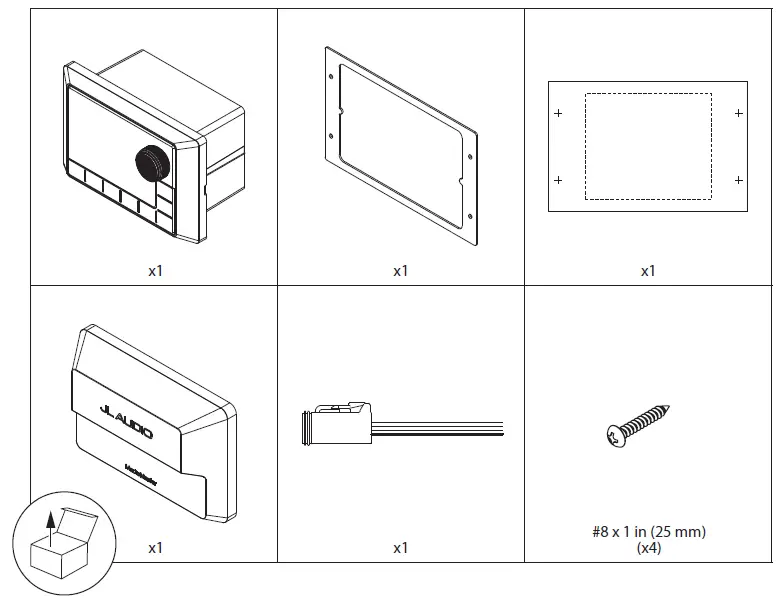 JL AUDIO MM105 Weatherproof Source Unit LCD Display-1