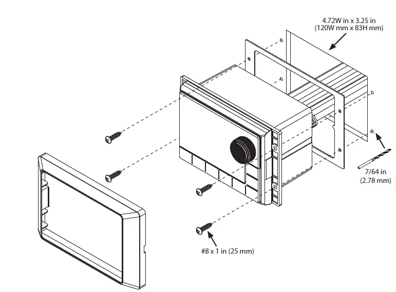 JL AUDIO MM105 Weatherproof Source Unit LCD Display-2