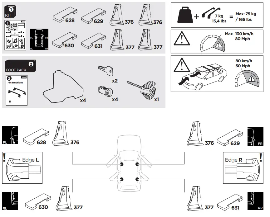 THULE Kit 145175 HONDA Vezel - fig 7