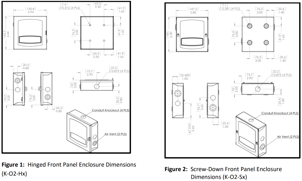 Kele K O2 S5 Oxygen Detectors Sensors and Transmitter - FIG 1