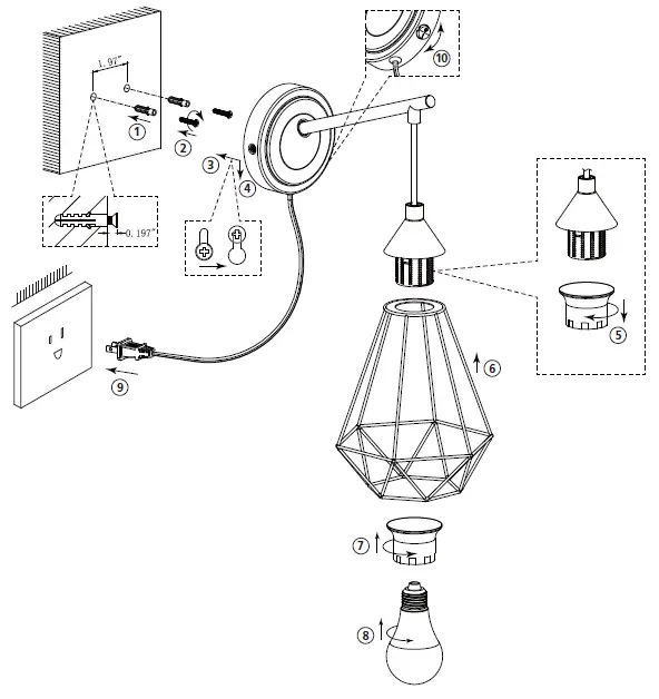 EGLO-205306A-TARBES-wall-light-fig-2