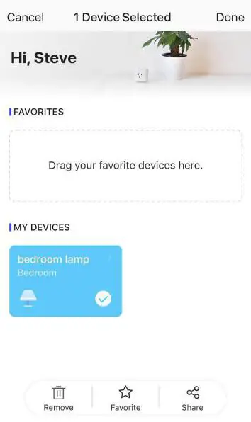 tp-link tapo Smart Wi-Fi Light Bulb-Device Sharing 1