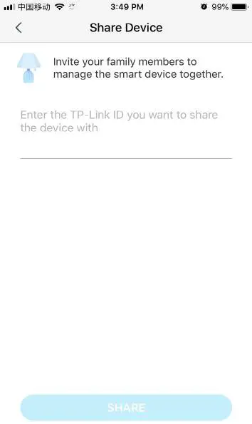 tp-link tapo Smart Wi-Fi Light Bulb-Device Sharing 2