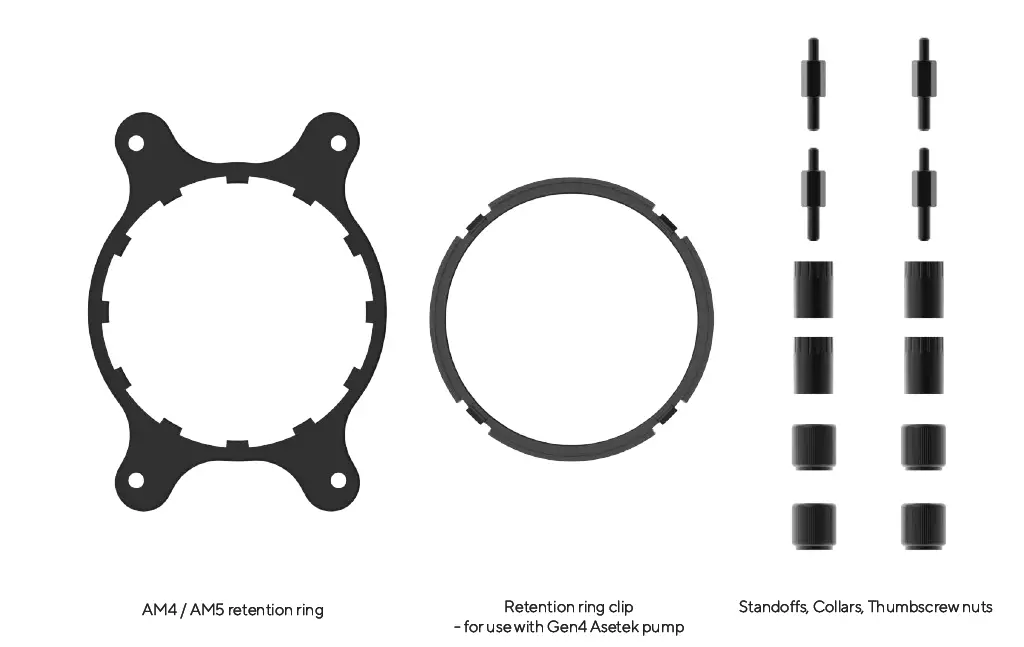 Asetek AMD AM4 Retention Kit Instruction PRODUCT