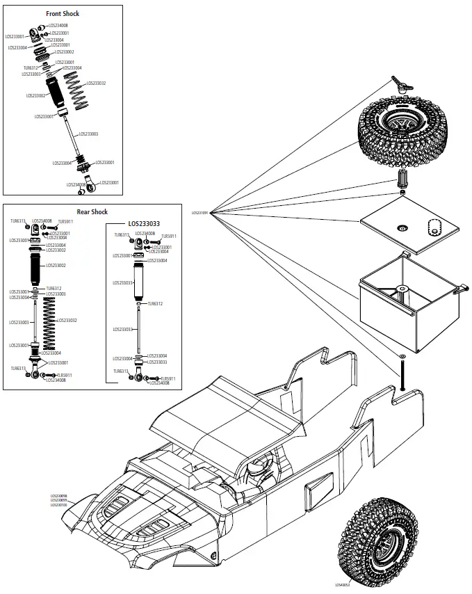 HORIZON-HOBBY-LOS03030T1-Hammer-Rey-1-10-4WD-Rock-Racer-RTR-fig-1
