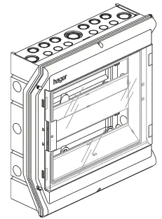 hager Vector Surface Mounted Distribution Board