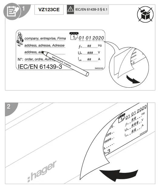 hager Vector Surface Mounted Distribution Board - fig8