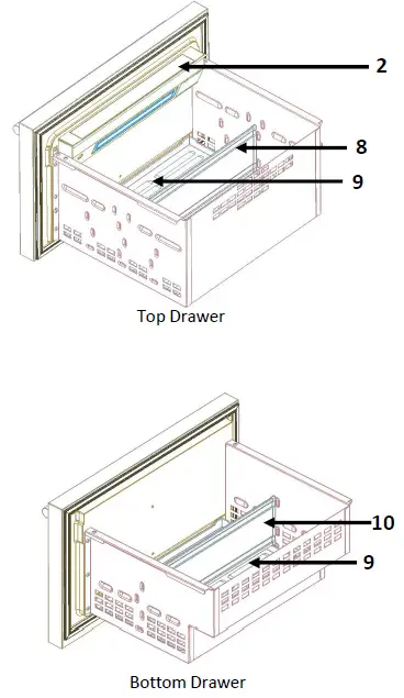 Thermador T24UR915DS Freedom Under Counter Double Drawer Refrigerator-3