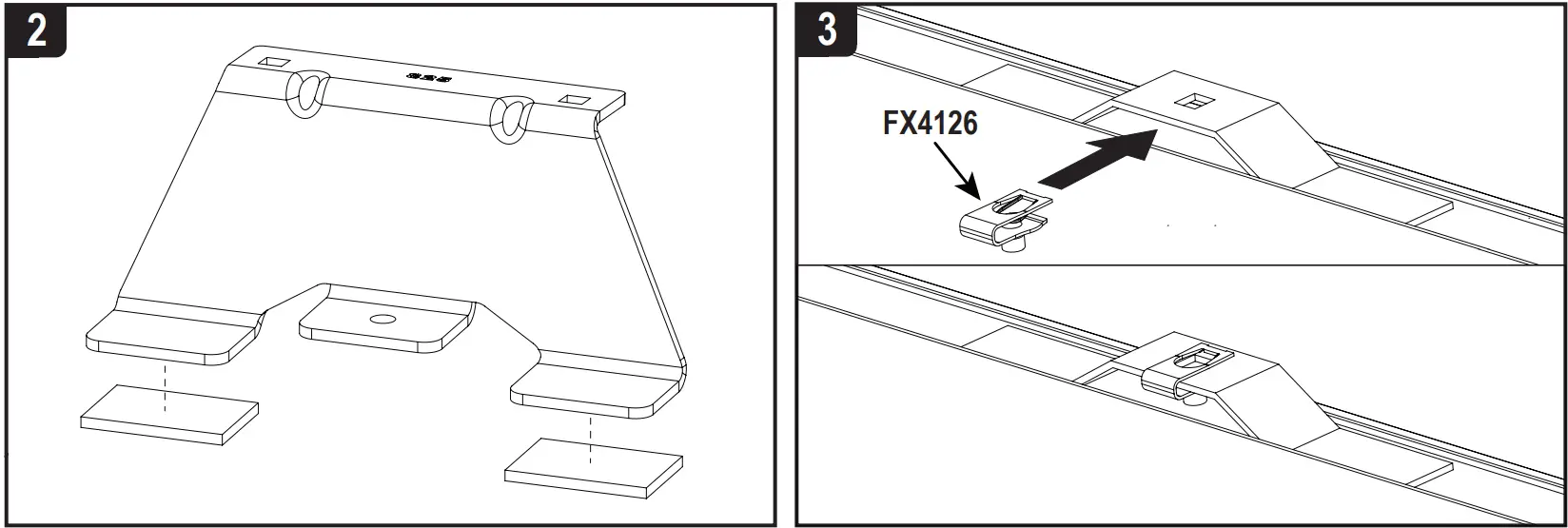 VAN GUARD VG333-2 Vauxhall Vivaro x2 ULTI Van Roof Bars - 8