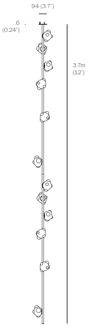 BOCCI 57.12 Ceiling Mounted Lamp - 1