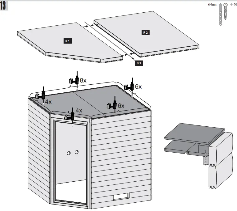 Karibu 59800 Lilja Plug & Play with 3.6 kW Oven I FIG 16