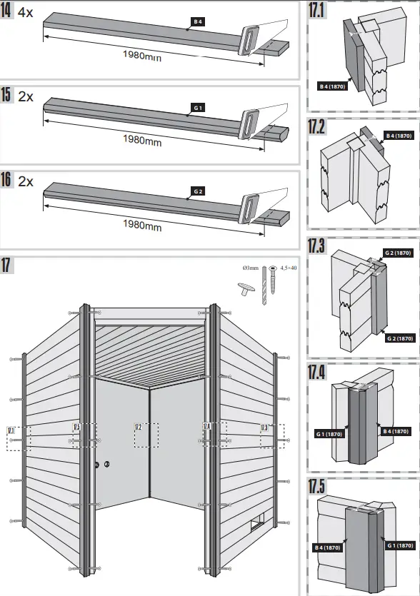 Karibu 59800 Lilja Plug & Play with 3.6 kW Oven I FIG 17