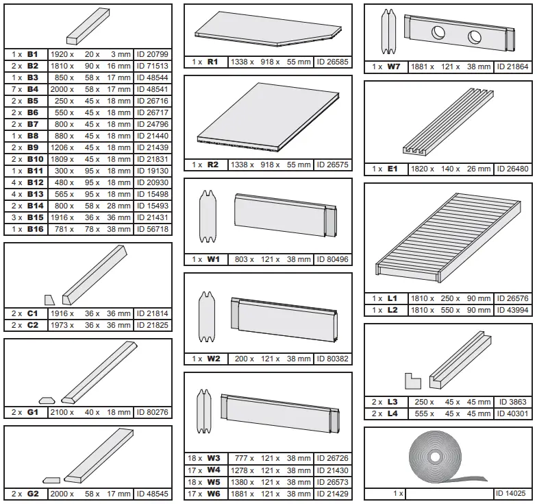 Karibu 59800 Lilja Plug & Play with 3.6 kW Oven I FIG 2