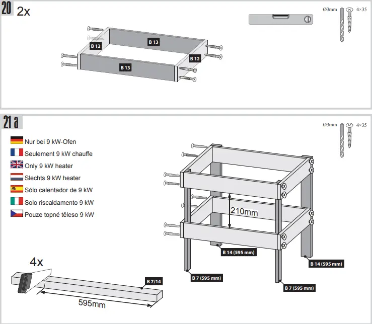 Karibu 59800 Lilja Plug & Play with 3.6 kW Oven I FIG 20