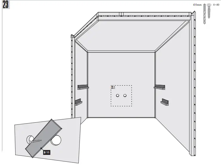 Karibu 59800 Lilja Plug & Play with 3.6 kW Oven I FIG 25