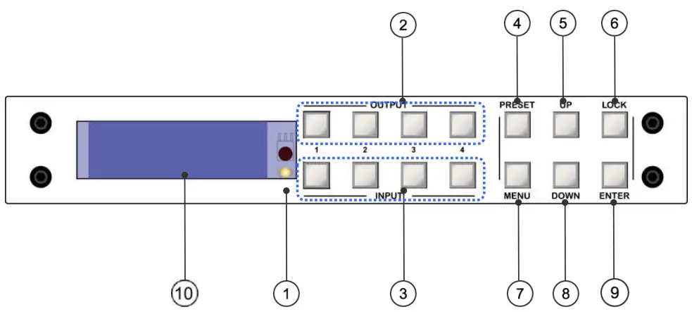 J-TECH DIGITAL JTECH 4KM44A 4K 4 4 HDMI Matrix Switch - 1