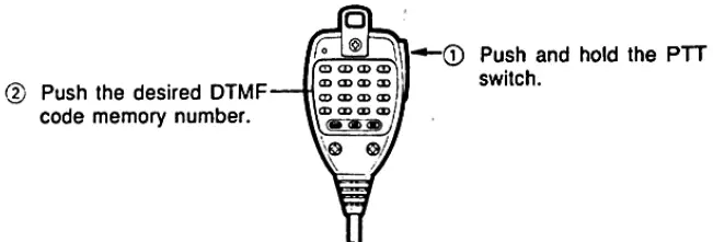 ICOM-H-56 -Microphone-with-DTMF-Memory-FIG-1
