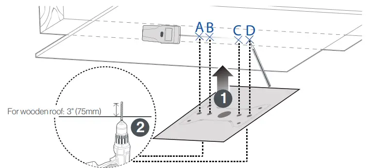 FURRION-F2AA003ABBK-Outdoor-TV-Ceiling-Mount-FIG-7