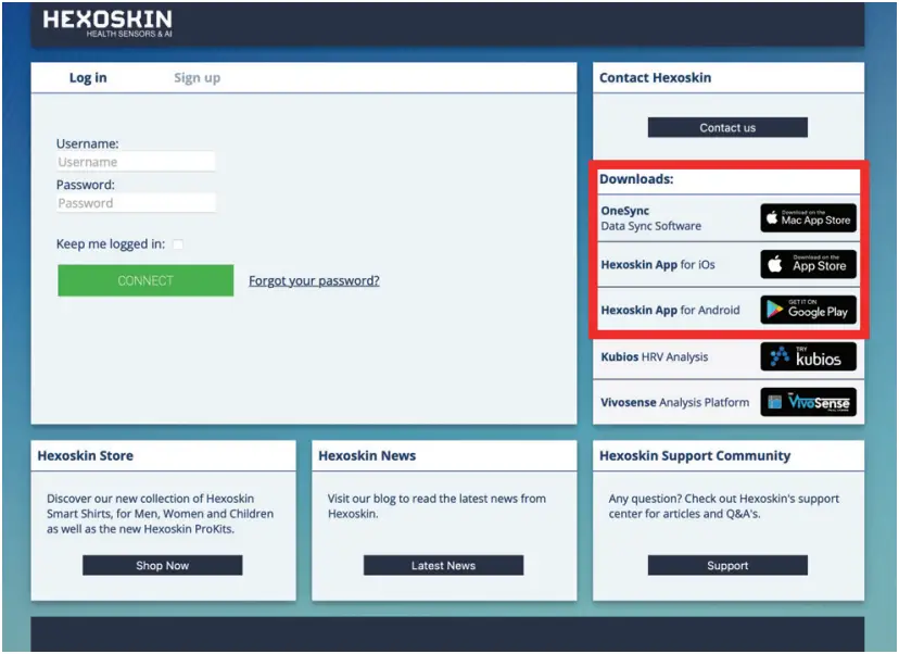 HEXOSKIN - Create Account 2
