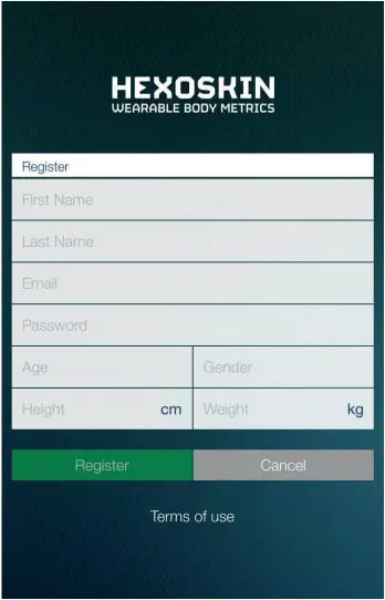 HEXOSKIN - Create Account 4