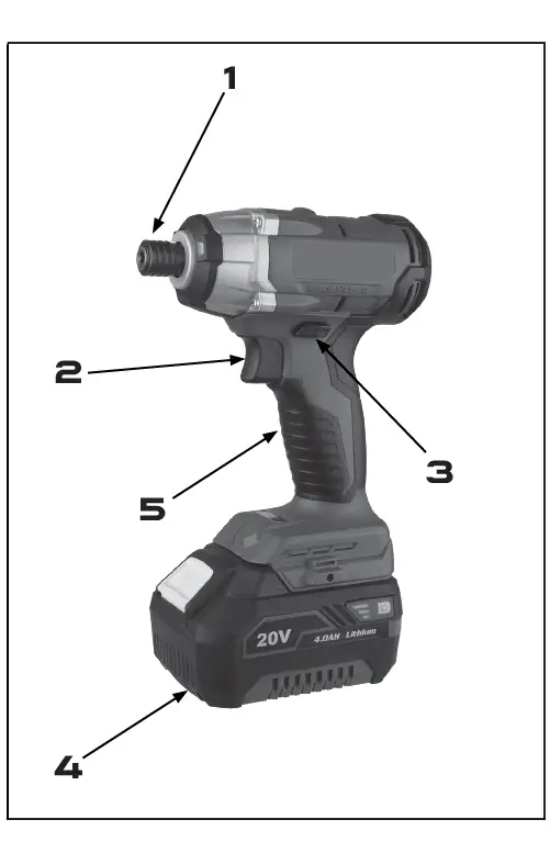 BORMANN PRO BBP5000 Cordless Set Hammer Drill fig (1)