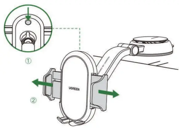 UGREEN-LP405-Car-Mount-Phone-Holder-FIG-6