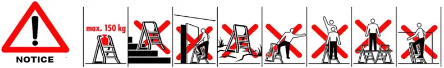 BATAVIA 7062245 4 in 1 Workbench & Step Ladder Transformer - fig