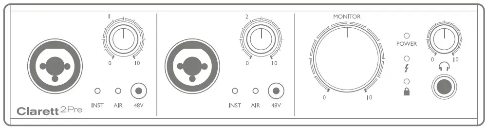 Focusrite Clarett 2pre USB 10x4 USB -Focusrite Clarett 2pre USB 10x4 USB -