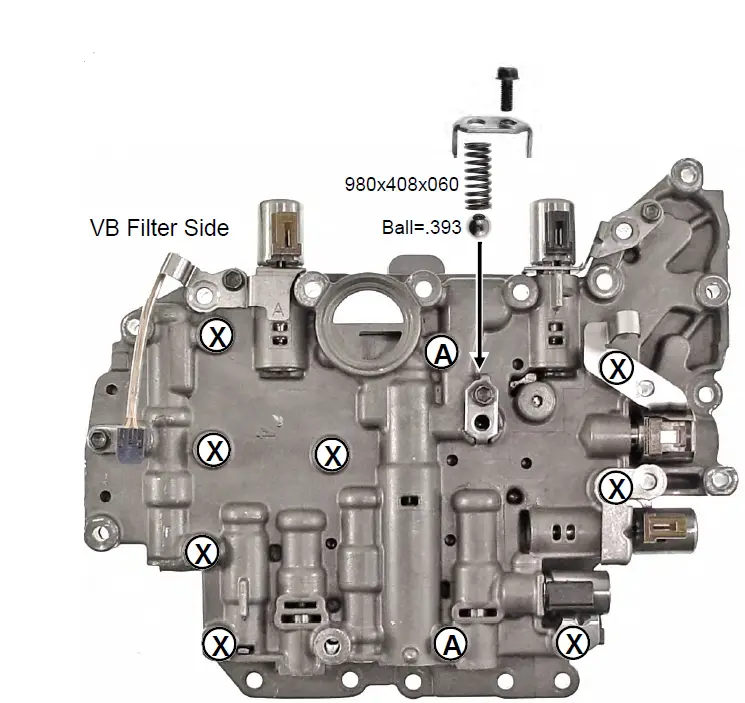 TRANSGO SKU140 U241E 1998-On Toyota Lexus Shift Kit FIG (3)