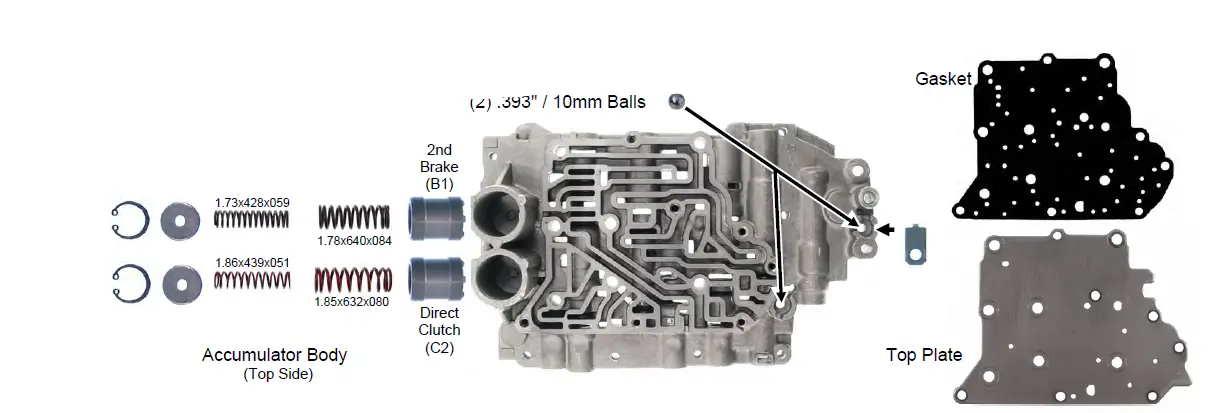 TRANSGO SKU140 U241E 1998-On Toyota Lexus Shift Kit FIG (9)