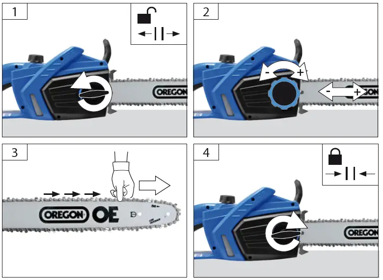 Gude KS 402 P Electric Chain Saw-10