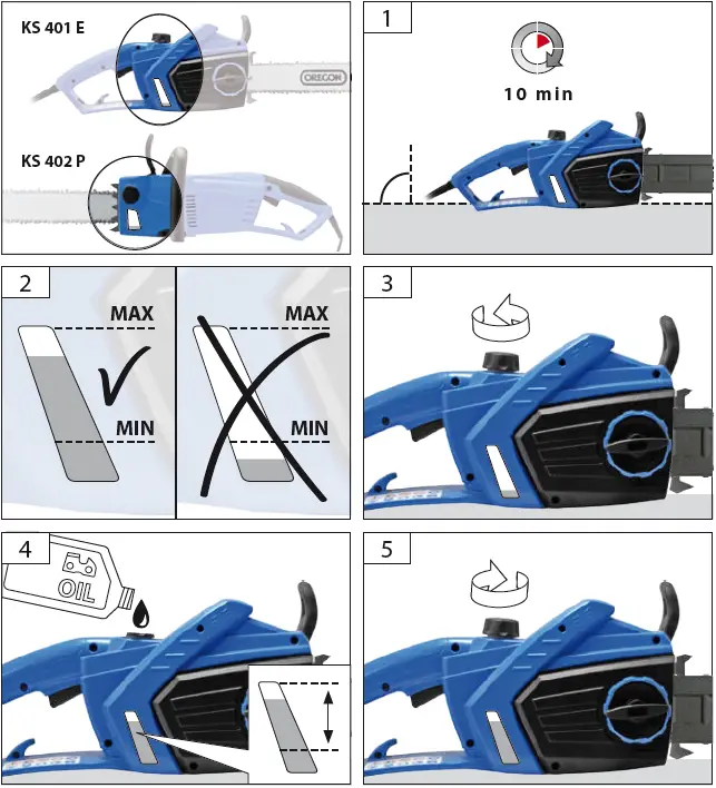 Gude KS 402 P Electric Chain Saw-11