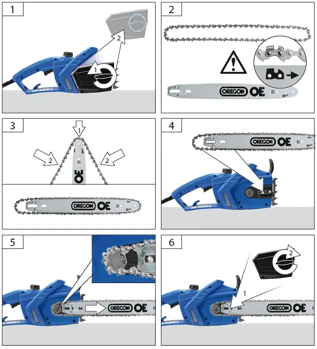Gude KS 402 P Electric Chain Saw-8