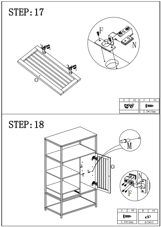THE-HOME-DEPOT-31.4-in.-W-Brown-Vintage-Bookcase-and-Bookshelf-FIG-11