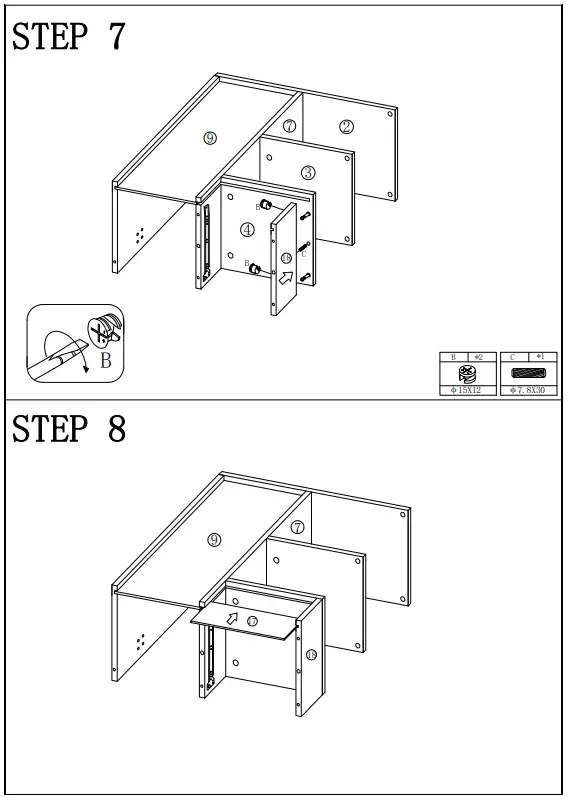 THE-HOME-DEPOT-31.4-in.-W-Brown-Vintage-Bookcase-and-Bookshelf-FIG-6