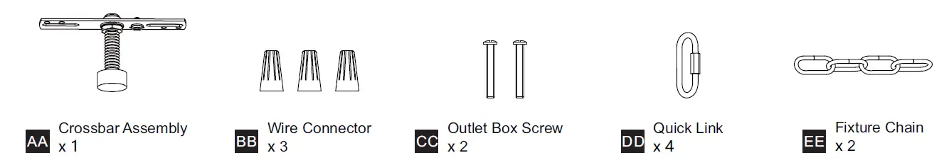 QUOIZEL CHT636EK 6 Light 36 Inch Ceiling fig 4
