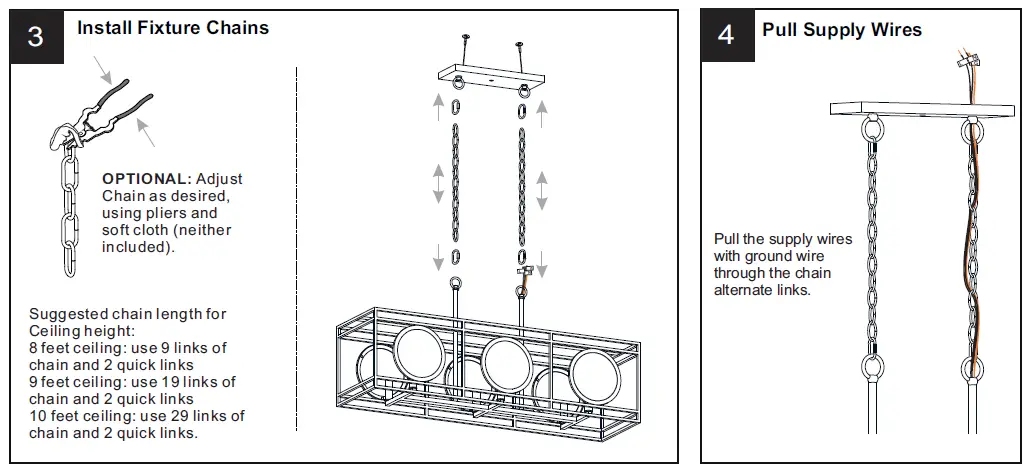 QUOIZEL CHT636EK 6 Light 36 Inch Ceiling fig 6
