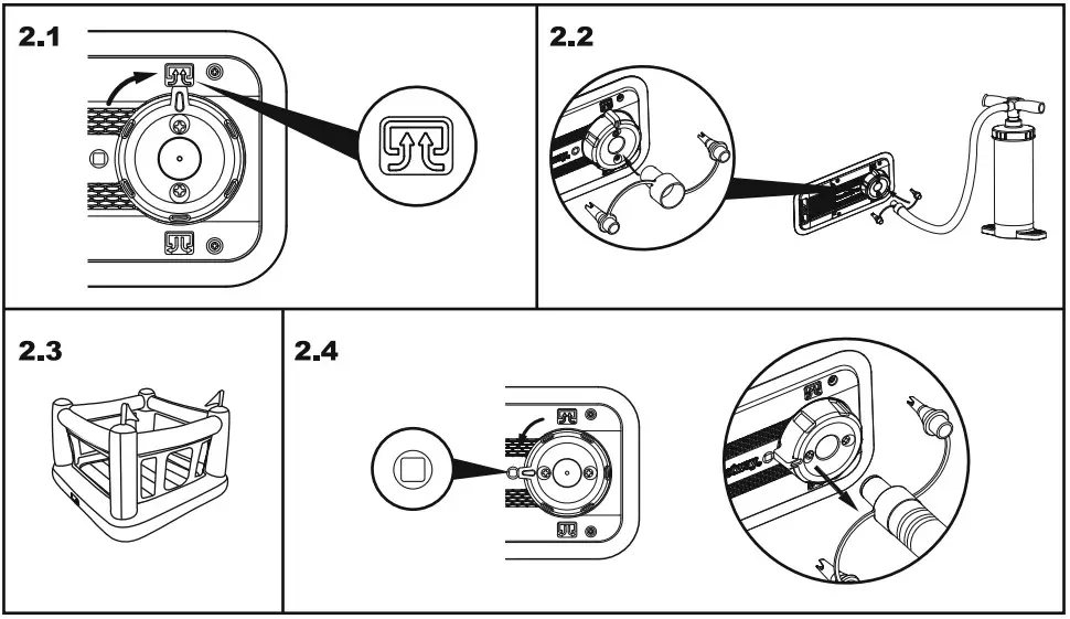 Bestway 52441 Swirls N Twirls Inflatable Play Center - Figure 3